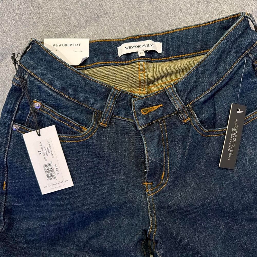 We-wore-what Women's Navy and Blue Jeans